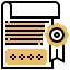 Certificate icon 64x64