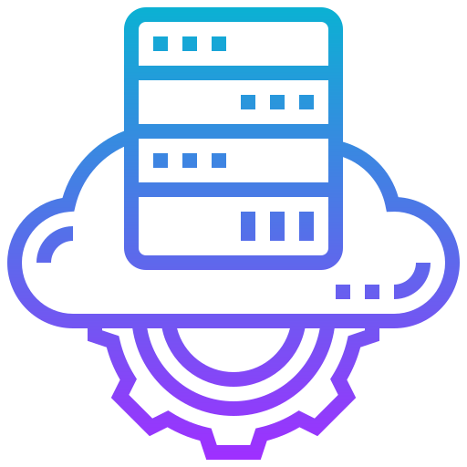 Cloud data icon