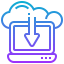Cloud download Symbol 64x64