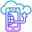 Cloud upload Symbol 64x64