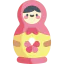 Matryoshka doll icon 64x64