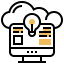 Cloud computing Symbol 64x64