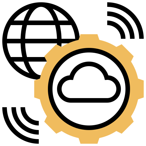 Cloud network icon