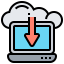 Cloud download icon 64x64