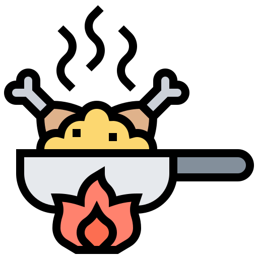 Frying pan ícone