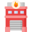 Fire station icon 64x64