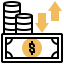Cash flow icon 64x64