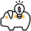 Money deposit icon 64x64