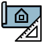 Set square icon 64x64