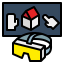 Vr glasses icon 64x64