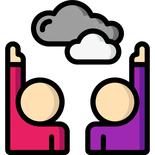 Cloud watching icon