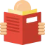 Reading book ícono 64x64