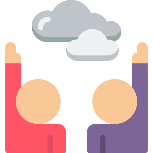 Cloud watching icon