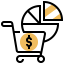 Shopping cart icon 64x64