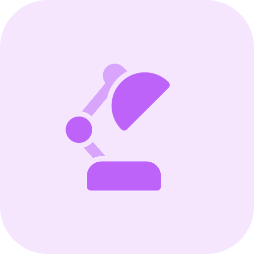 Table lamp icon