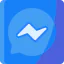 Facebook messenger logo icône 64x64