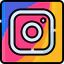 Instagram logo biểu tượng 64x64