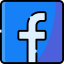 Facebook logo іконка 64x64
