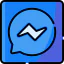 Facebook messenger logo ícone 64x64