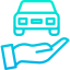 Car insurance icon 64x64