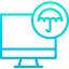 Computer insurance icon 64x64