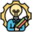 Creative idea icon 64x64