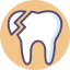 Broken tooth icon 64x64