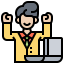 Businessman 图标 64x64