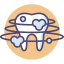 Tooth cleaning icon 64x64