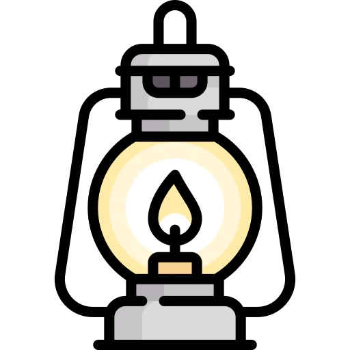 Kerosene lamp icon