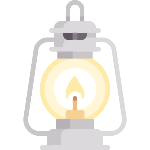 Kerosene lamp icon