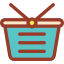 Shopping basket icon 64x64