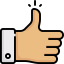 Thumbs up ícone 64x64