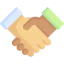 Рукопожатие иконка 64x64
