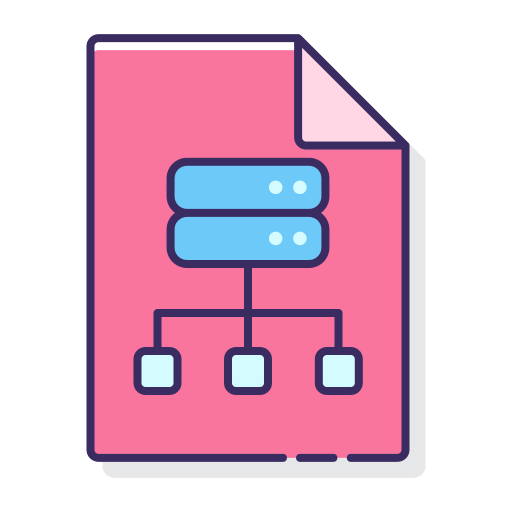 Data modelling icon