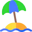 Sun umbrella 图标 64x64