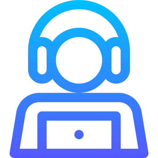 Call center agent icon