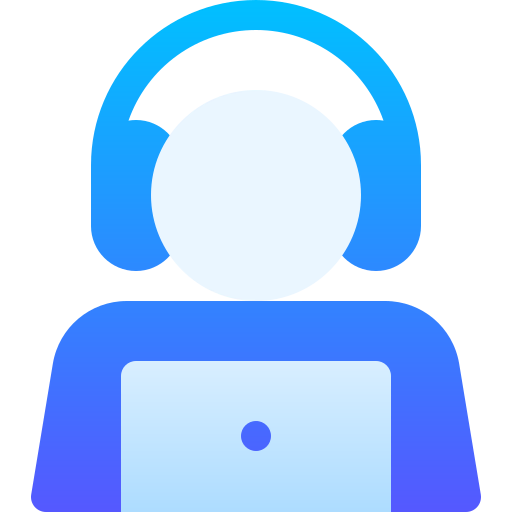 Call center agent icon
