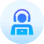 Call center agent Ikona 64x64