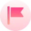 Red flag Ikona 64x64