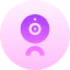 Round webcam Ikona 64x64