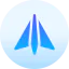 Paper plane Ikona 64x64