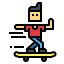 Skateboard icon 64x64