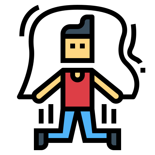 Jumping icon