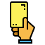 Yellow card icon 64x64