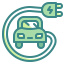 Electric car icon 64x64