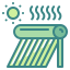 Solar energy icon 64x64