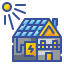 Solar house icon 64x64