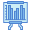 Bar chart icon 64x64