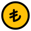 Turkish lira icône 64x64